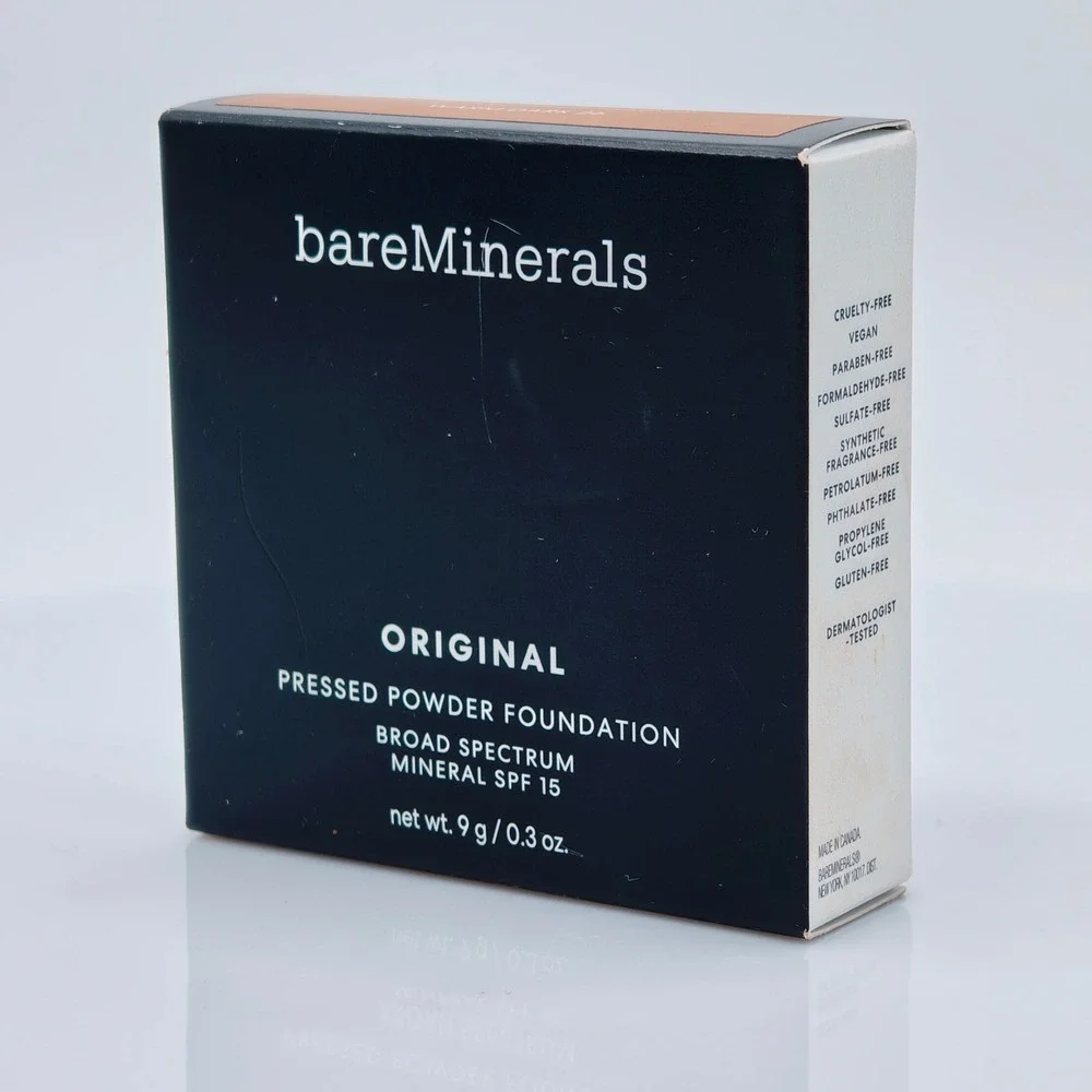 bareMinerals Original Pressed Powder Foundation Neutral Dark 24 SPF 15 0.3oz NEW